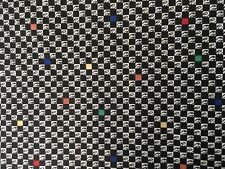 Vintage Retro Mod Geometric Heavy Weight Upholstery Fabric 17 Yards X 62” picture