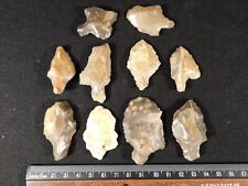 Big Lot of TEN 120,000 to 20,000 Year Old Early Man Aterian Artifacts 102gr picture