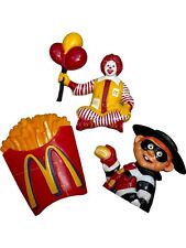 VTG 1997 McDonalds Promotional Magnet Set Ronald McDonald Hamburglar Fries RARE picture