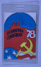 Joan Baez Beachboys Santana Pass Ticket Original Leningrad Moscow 1978 picture