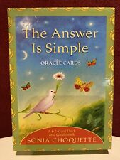 ORIGINAL 2008 THE ANSWER IS SIMPLE ORACLE TAROT CARD DECK SONIA CHOQUETTE EXC picture