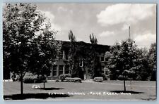 Rose Creek Minnesota MN Postcard RPPC Photo Public School Campus Building 1955 picture