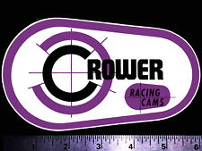 CROWER Racing Cams - Original Vintage 1960's 70's Racing Decal/Sticker picture