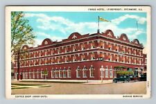 Sycamore IL-Illinois, Fargo Hotel, Garage & Coffee Shop Vintage Postcard picture