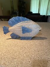 Fish Hand Carved Wooden Decorative Vintage Fish Patio Outdoor Indoor Fish Decor picture