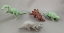 Marx Revised Dinosaurs 1960s Plastic Vintage Prehistoric Playset Lot of 4 picture