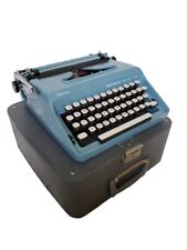 Vintage Remington Personal-Riter Typewriter Sperry Rand Portable Case Key Blue picture