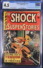 Shock Suspenstories #14 CGC VG+ 4.5 EC Horror Wally Wood Cover EC 1954 picture