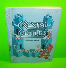 Crystal Castles Original 1983 Arcade Video Game Service Instructions Manual picture