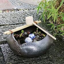 Tsukubai Japanese Japanese garden washbasin tea ceremony Shigaraki yaki pottery picture