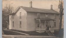 HOUSE & FRONT PORCH jamestown ny real photo postcard rppc antique history picture