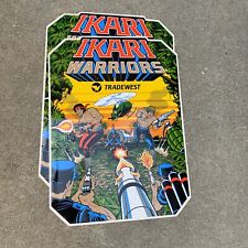 Lot Of 2 Old Ikari Warriors Original factory Cabinet Stickers Arcade  Game If31 picture