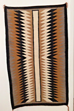SALE Antique Vintage Navajo Native American Eye Dazzler Rug 46”x28”, mint picture