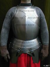 18GA Medieval Steel Breastplate Cuirass Armor LARP SCA Reenactment Costume Armor picture