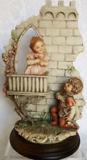 Vintage FLORENCE PORCELAIN ROMEO & JULIETTE SIGNED B.MERLI Capodimonte ITALY picture