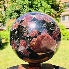 12.47LB Large Natural Garnet Sphere Crystal 