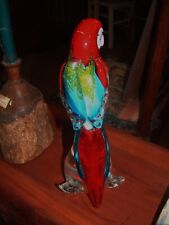 Vintage Rare Murano Glass Large Parrot, 11