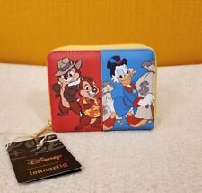 Loungefly Disney Afternoon Cartoons Ducktales Rescue Rangers Zip Wallet NEW picture