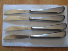 4 WMF Cromargan Frasers Germany Stainless Steak Knives Curved handles Dinner  picture