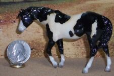 Breyer Horse Stablemate SM Indian Pony LSQ OOAK Custom Glossy Pinto/Paint picture