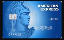 American Express Blue Cash Everyday. Cancelled. Collectible picture