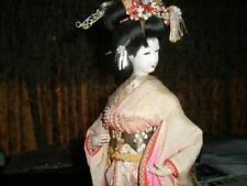 Beautiful Japanese Oiran Doll 50cm Tall with Delicate Kimono Ornaments picture