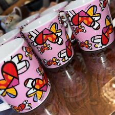 2 1/2”x 2 1/4 Coffee Cup Demitasse Set Of 6 Rare Britto HeartArt Design By Home picture