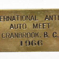 1966 Antique Car American Canadian International Meet Cranbrook British Columbia picture
