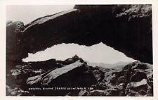 RPPC Craters of the Moon ID Idaho Natural Rock Bridge Photo Vtg Postcard A61 picture