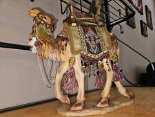 2005 Members Mark 13” LARGE Hand Painted Nativity Camel Embellished Detailing picture