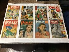 Lot of 8 Polly Pigtails Magazine Comics #20,22,23,29,33,34,37 & 42 1947-49 G-VG picture