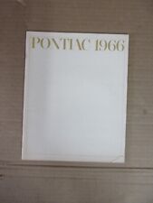Vintage 1966 Pontiac Catalog Brochure Advertisement   B2 picture