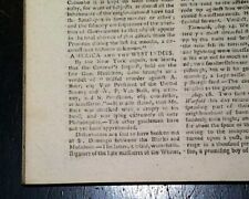 ALEXANDER HAMILTON Death re. Aaron Burr DUEL Conspiracy ? 1804 Old Magazine   picture