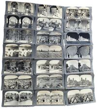 Lot Of 21 Keystone View Company Stereoview Cards of Mexico Meso South America  picture