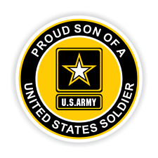 Proud Son of a United States Soldier Car Vehicle Magnet -  picture