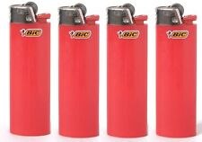 Lot of 4 Bic Red Classic Full Size Lighters New picture
