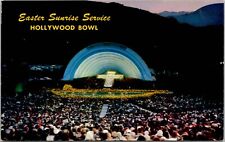 Easter Sunrise Service Hollywood Bowl Vintage postcard spc1 picture