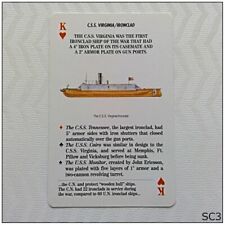 Arms and Armaments Civil War C.S.S. Virginia Ironclad Playing Card (SC3) picture