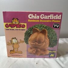 Vintage 2002 Chia Pet Garfield Handmade Decorative Pottery Planter NOS Sealed picture