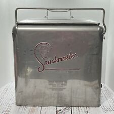 1950'S VINTAGE ORIGINAL ACTON STAINLESS STEEL SNACKMASTER COOLER picture