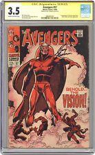 Avengers #57 CGC 3.5 SS Roy Thomas 1968 3885645002 1st SA app. Vision picture