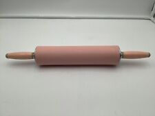 Vintage 50’s Pink Melamine Rolling Pin  picture