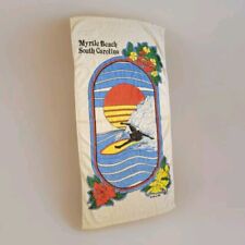 Vintage 80's Beach Towel Myrtle Beach South Carolina 50