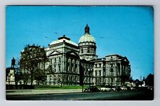 Indianapolis IN-Indiana, Indiana State House, Antique Vintage Souvenir Postcard picture