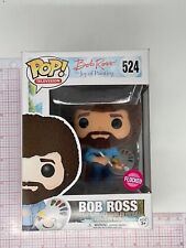Funko Pop Bob Ross The Joy of Painting #524 Flocked Figure SEE PICS E04 picture