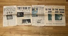 Lot Of Vintage 1969 Moon Landing Newspapers from Kansas City picture