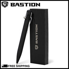 BASTION BOLT ACTION ALUMINUM BLACK PEN Metal Lightweight Luxury Ballpoint Pens picture