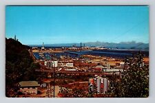 Port Angeles WA-Washington, Boat Haven, Crown Zellerbach Paper Vintage Postcard picture