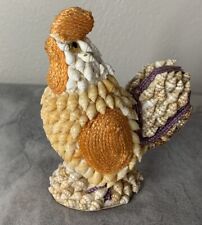 Vintage Seashell Folk Art Chicken or Rooster picture