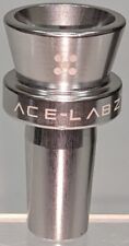 Ace-Labz TITAN-BOWL 14mm Metal Unbreakable Slide 5 Hole Stem Silver picture